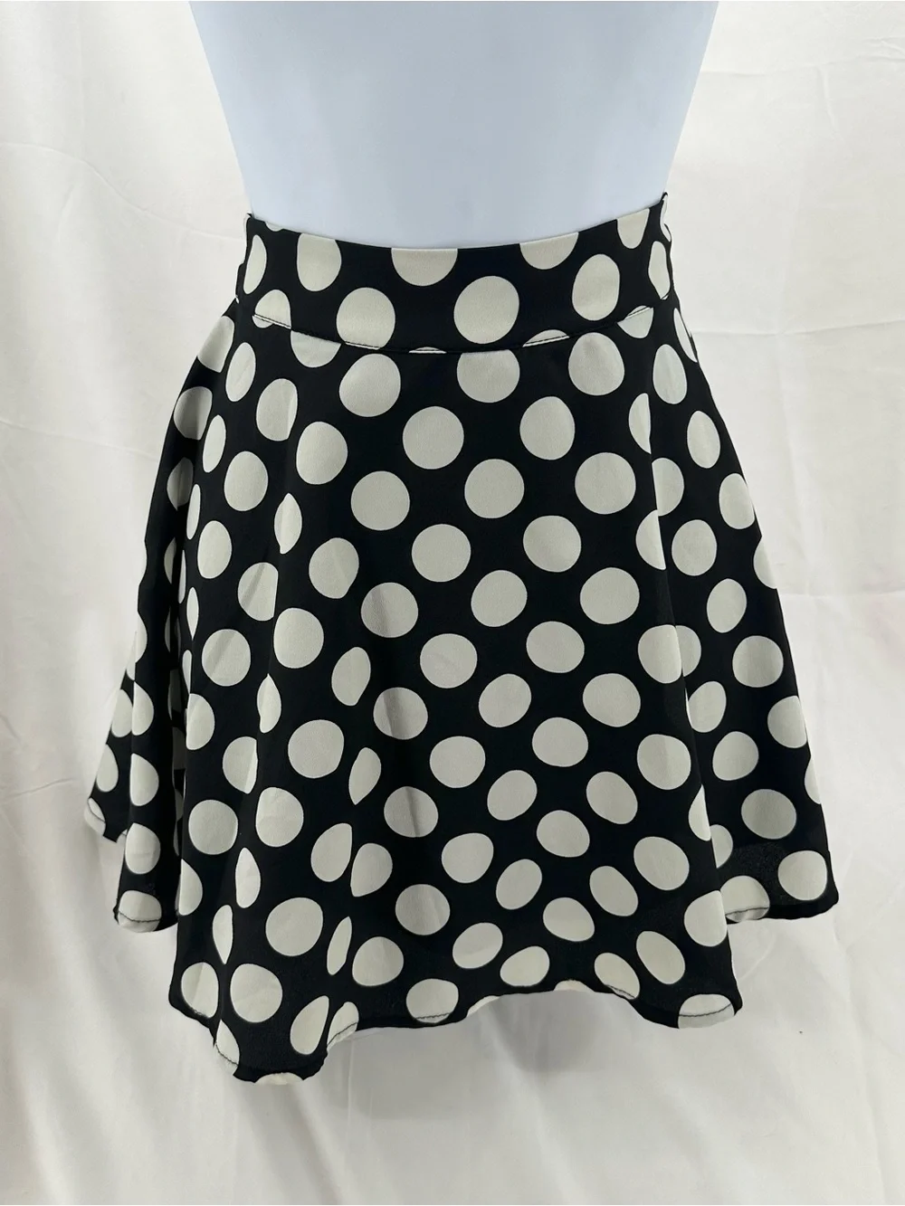 Polka Dot Twee Coquette Forever 21 Mini Skirt
